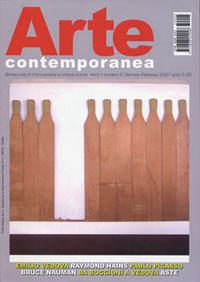 The review "Arte Contemporanea", number of January-February 2007