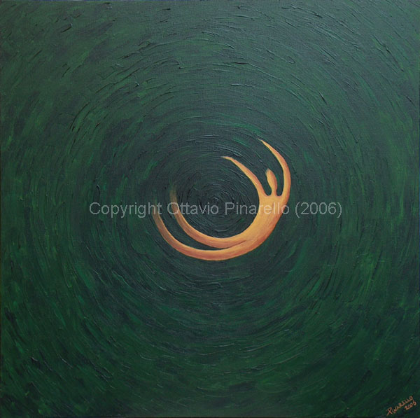 "La caduta (in verde)" - 2006