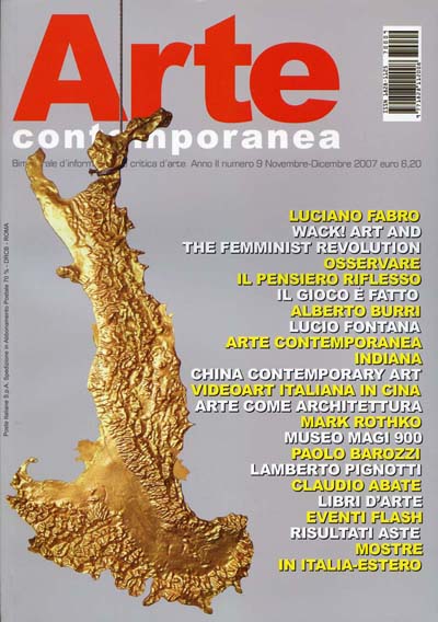 Arte Contemporanea, numero di Novembre-dICEMBRE 2007